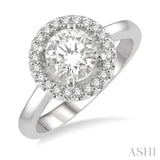 Semi-Mount Diamond Engagement Ring