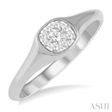 Lovebright Essential Diamond Signet Ring