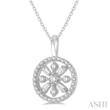 Circle Baguette Diamond Fashion Pendant