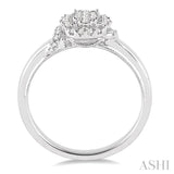 Oval Shape Lovebright Diamond Engagement Ring