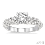 Semi-Mount Diamond Engagement Ring