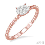 Oval Shape Lovebright Diamond Ring