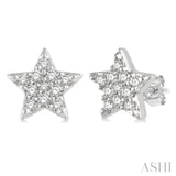 Star Petite Diamond Fashion Earrings