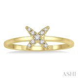 Stackable Petite Diamond Fashion Ring