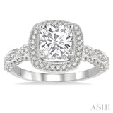 Semi-Mount Diamond Engagement Ring