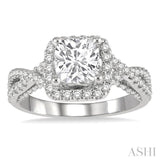 Semi-Mount Diamond Engagement Ring