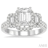 Semi-Mount Diamond Engagement Ring