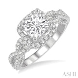 Semi-Mount Diamond Engagement Ring