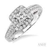 Semi-Mount Diamond Engagement Ring