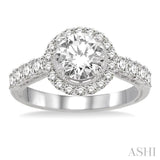 Semi-Mount Diamond Engagement Ring