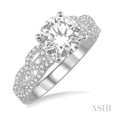 Semi-Mount Diamond Engagement Ring