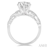 Semi-Mount Diamond Engagement Ring