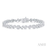 Mixed Shape Fusion Diamond Bracelet