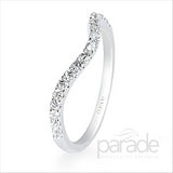 Parade Design 1/5 Ctw Diamond Wedding Band in 18K White Gold